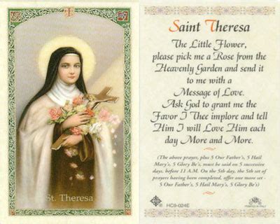 Items related to St. Theresa (Therese) of Lisieux -- The Rosary Shop