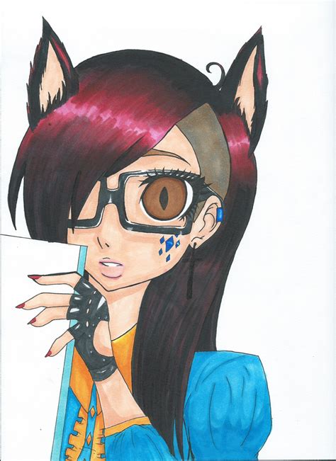 Anime Selfie Copic marker drawing by TsukiDiaWings on DeviantArt