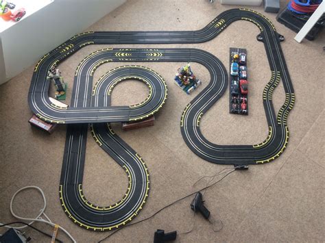 1:43 Track with Carrera Go cars | Slot car race track, Slot car racing ...