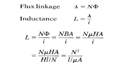 Flux Linkage, Inductance and Energy