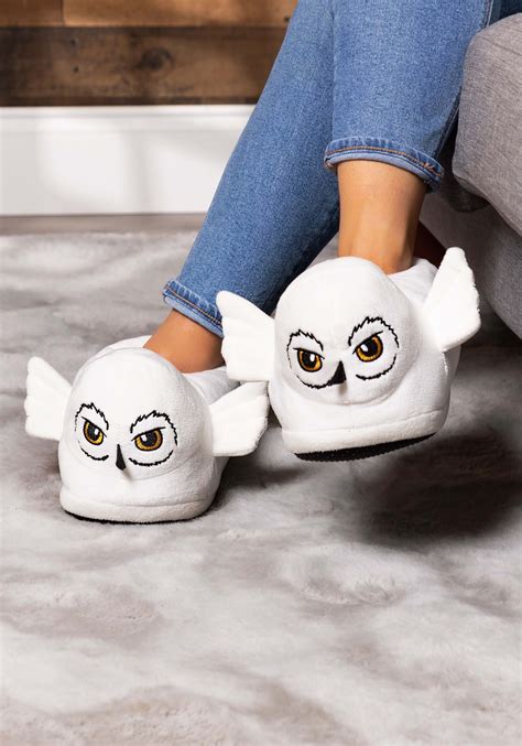 Harry Potter Hedwig Slippers for Adults