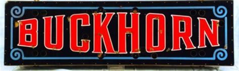 Buckhorn Saloon Neon | Antique Porcelain Signs