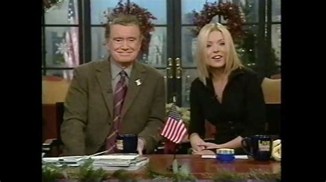 Regis and Kelly Host Chat - December 21, 2001 - YouTube