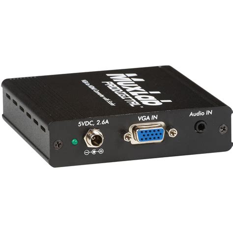 MuxLab VGA to HDMI Converter and Scaler 500149 B&H Photo Video