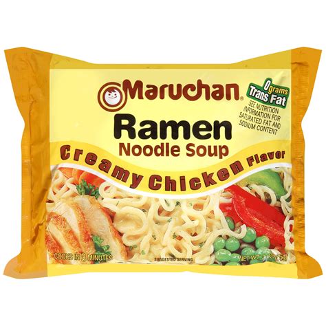 (24 Packs) Maruchan Creamy Chicken Instant Ramen, 3 oz - Walmart.com