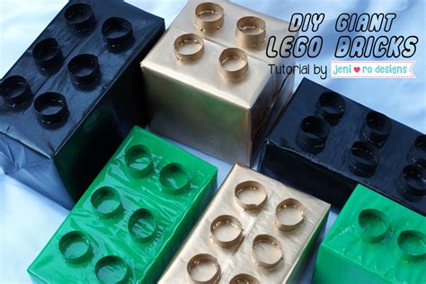 DIY Giant Lego Bricks Tutorial