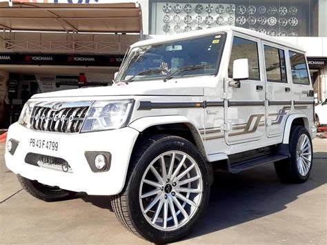 Mahindra Bolero Looks DOPE Riding On 20-Inch Plati Wheels