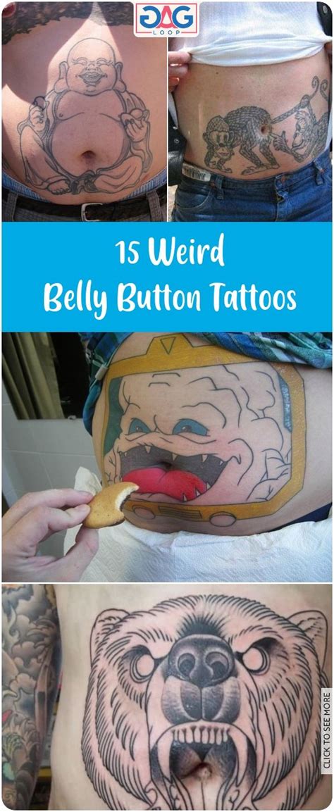15 Of The Most Weird Belly Button Tattoos | Belly button tattoos ...
