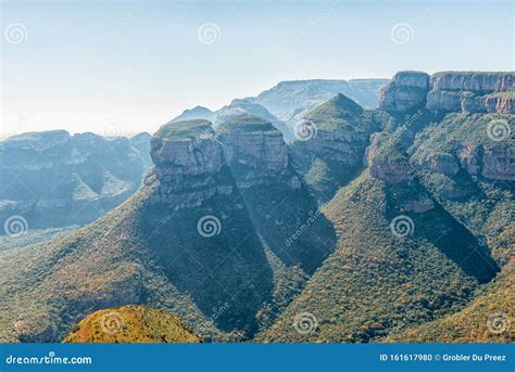 Three Rondavels As Seen from the Viewpoint Stock Photo - Image of ...