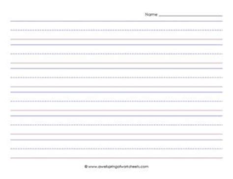 Printable Primary Writing Paper Landscape