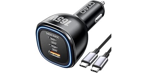 USB C Fast Charge Car Charger Adapter