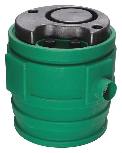 LITTLE GIANT Sewage Basin, Plastic, 41.0 gal Capacity, 2 in Vent Size ...