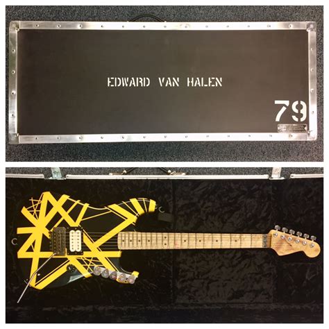 Eddie Van Halen ‘79 Bumblebee Electric Guitar in Yellow & Black Stripes ...