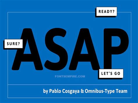 Asap Font Free Download - Fonts Empire