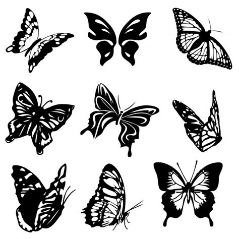 Nine Butterflies Free Stock Photo - Public Domain Pictures