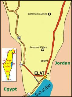 Elat Map - Elat is the southernmost city in Israel. Elat a tourist ...