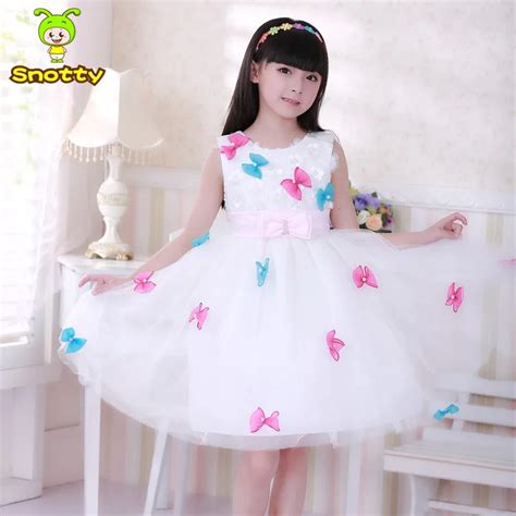 Free Shipping brand name white beautiful beach flower girl dresses for ...