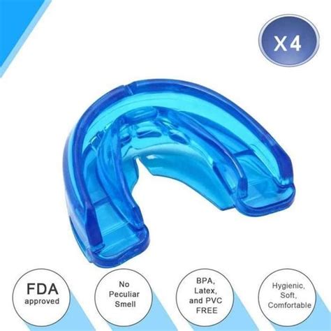 Gouttière d’Alignement Dentaire en Silicone Orthodontie - Correcteur de ...