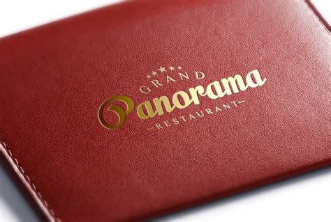 Logo Mockup on Red Leather Wallet Graphic by smartworkstudio · Creative Fabrica