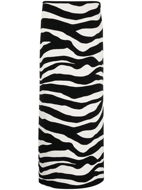 Jil Sander zebra-print Maxi Skirt - Farfetch