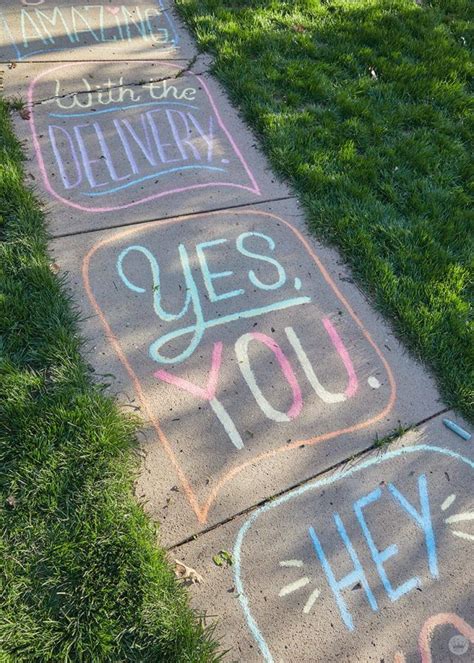 Sidewalk chalk messages: Tips and ideas from Hallmark artists - Think ...