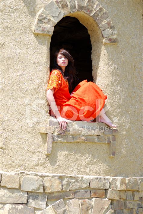 Girl In Windows Stock Photo | Royalty-Free | FreeImages