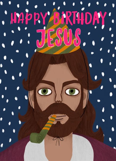 Happy Birthday Jesus Card | Scribbler