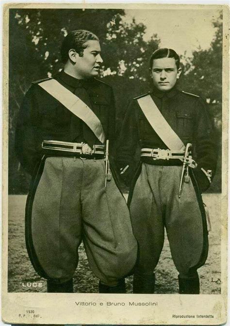 Vittorio and Bruno, Benito Mussolini's sons, ca 1930 [633x895] : r/HistoryPorn