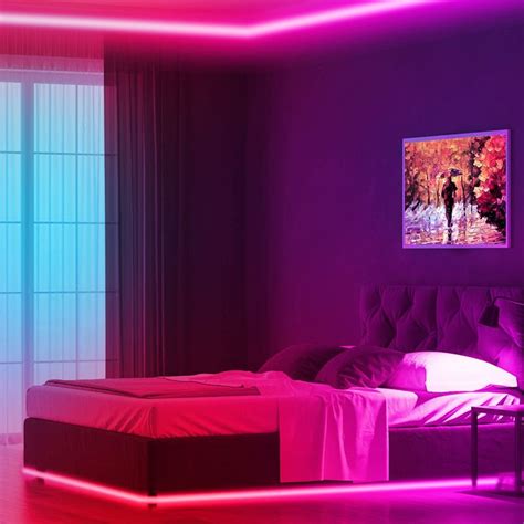 LEDeez Connect-a-Strip Foot Novelty Indoor LED Light Strip Starter Pack ...