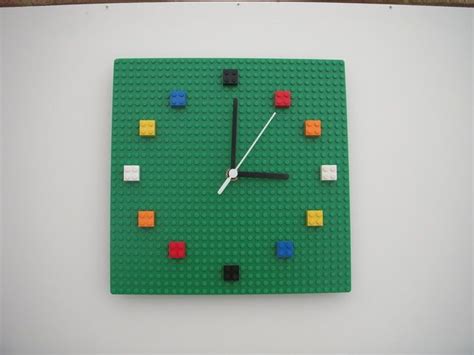 Large Lego wall clock | Lego wall, Clock, Diy clock