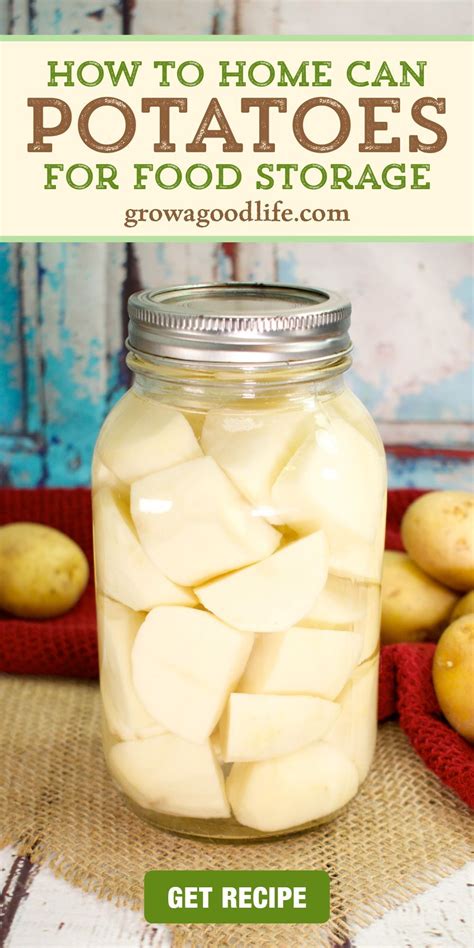 How to Home Can Potatoes for Food Storage | Canning recipes, Pressure canning recipes, Canning ...