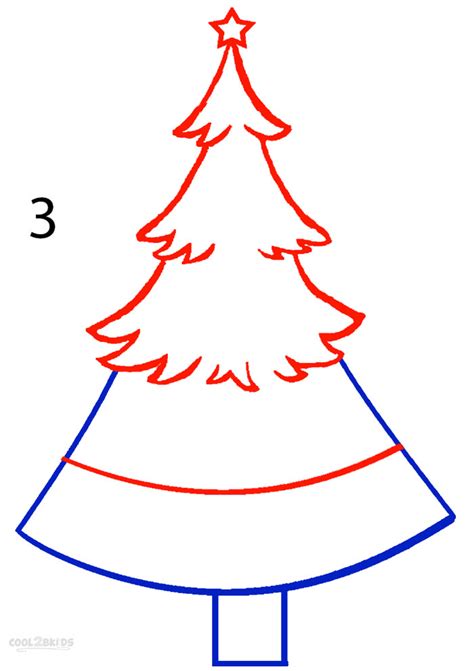 How to Draw a Christmas Tree (Step by Step Pictures)