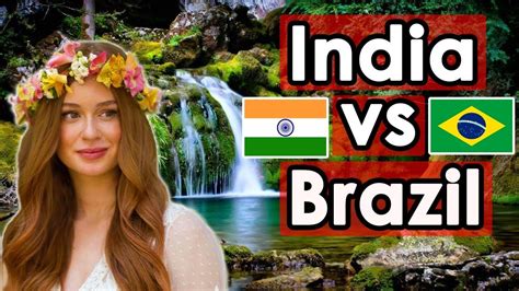 Country Comparison: INDIA vs BRAZIL (2018) - YouTube