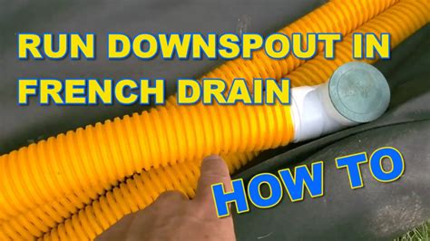 How to Run Downspout in French Drain - French Drain Systems | Curtain Drains | Macomb, Oakland ...