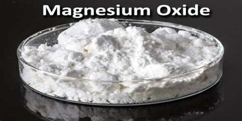 Magnesium Oxide - Zoefact