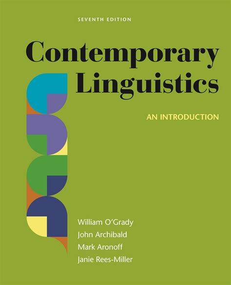 Contemporary Linguistics (9781319039776) | Macmillan Learning