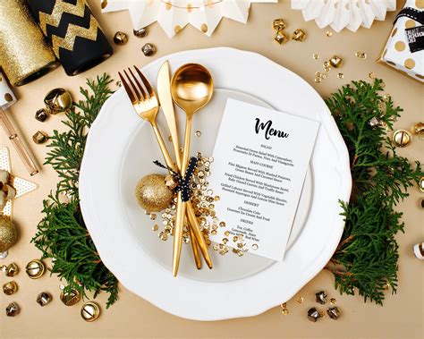 Christmas dinner menu card template | Christmas dinner menu, Menu card template, Christmas dinner