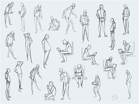 life line drawing: gesture drawing .. in 30 second