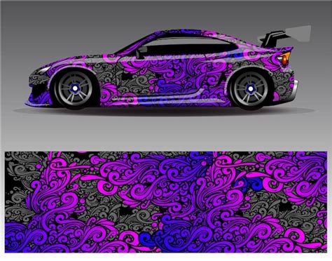 Premium Vector | Car wrap design vector. Graphic abstract stripe racing background kit designs ...