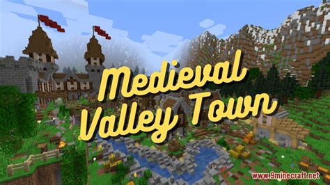 Minecraft Medieval Town Map