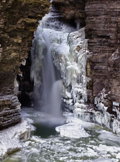 "Winter at Watkins Glen - New York" by Kathy Weaver | Redbubble