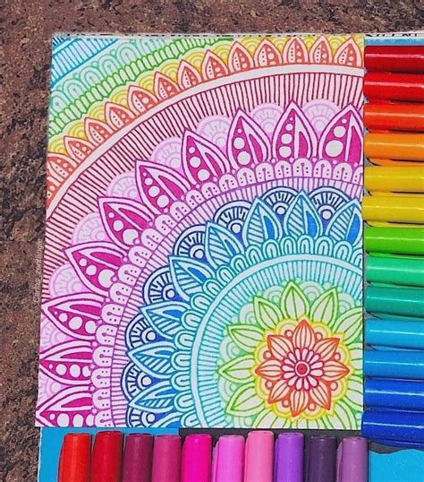 How To Draw A Mandala (Beginner Friendly) - Brighter Craft | Mandala ...