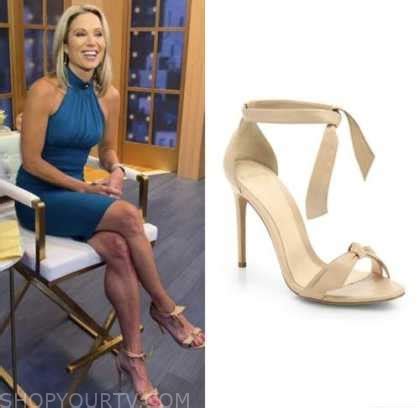 Good Morning America: June 2022 Amy Robach's Beige Knot Sandals Heels | Shop Your TV