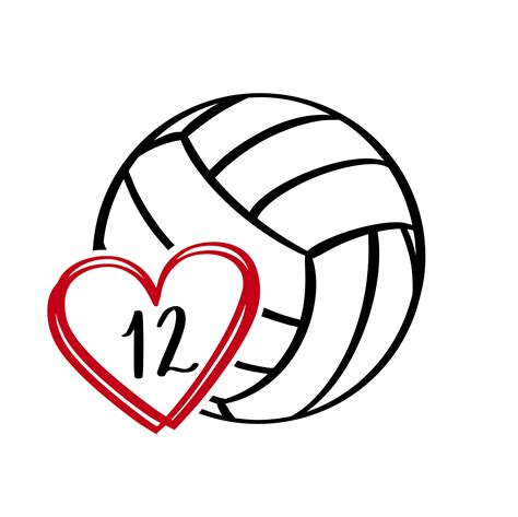 Custom Volleyball Number SVG PNG Personalized Sports Cut Files - Etsy UK