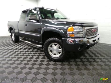 2004 Carbon Metallic GMC Sierra 1500 SLE Extended Cab 4x4 #88693246 Photo #15 | GTCarLot.com ...