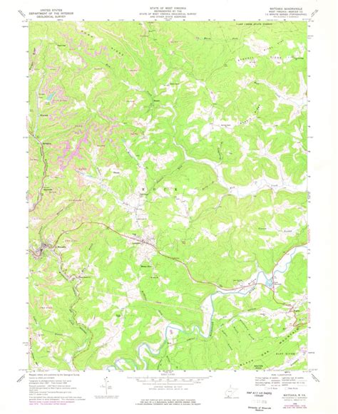 Matoaka, WV (1968, 24000-Scale) Map by United States Geological Survey | Avenza Maps