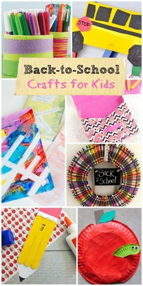 Fun Back to School Crafts for Kids