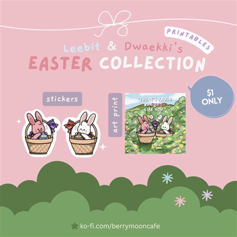 Leebit & Dwaekki's Easter Collection - berry moon café's Ko-fi Shop - Ko-fi ️ Where creators get ...