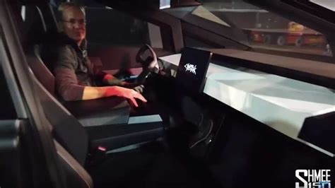 Tesla Cybertruck Video: Go For A Ride Inside The Minimalist Cabin