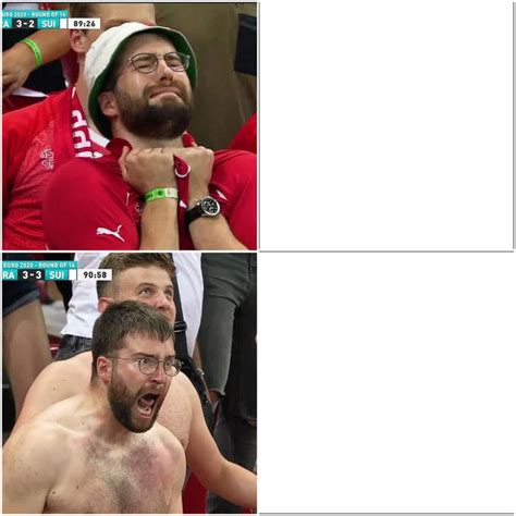 Stock rising for Euros memes invest fast in this emotional Swiss fan ...